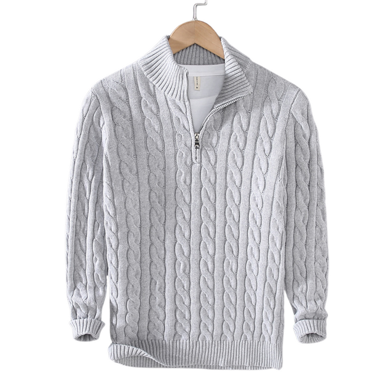 ETTY | HALF ZIPPER SWEATER