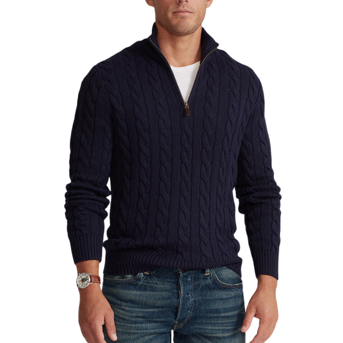 ETTY | HALF ZIPPER SWEATER