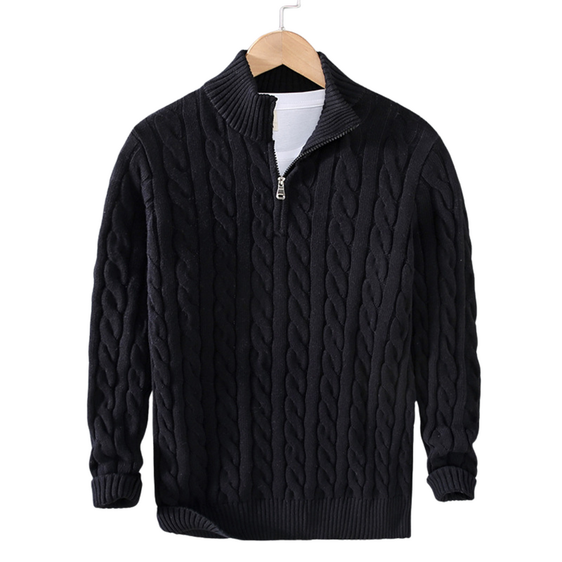ETTY | HALF ZIPPER SWEATER