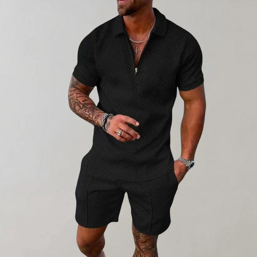 DAVE | Zip Polo Set