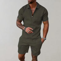 DAVE | Zip Polo Set