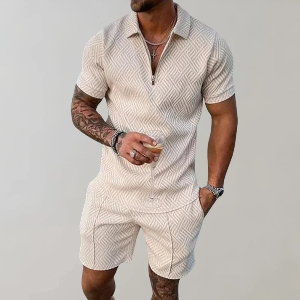 DAVE | Zip Polo Set