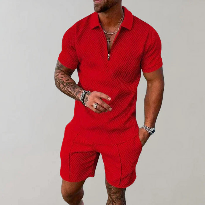 DAVE | Zip Polo Set