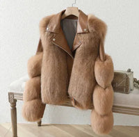 LUX | Leather Fur Jacket