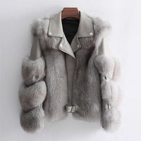 LUX | Leather Fur Jacket