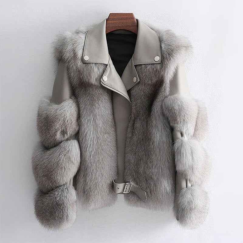 LUX | Leather Fur Jacket