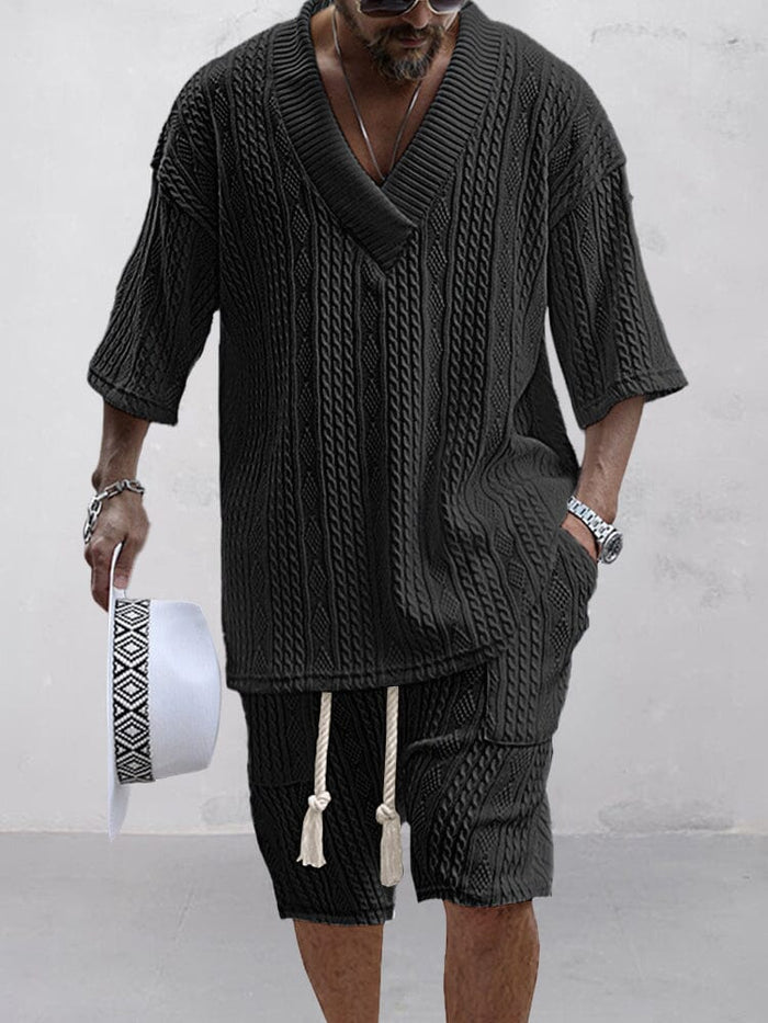 CASA | Cable Knit T-shirt Set