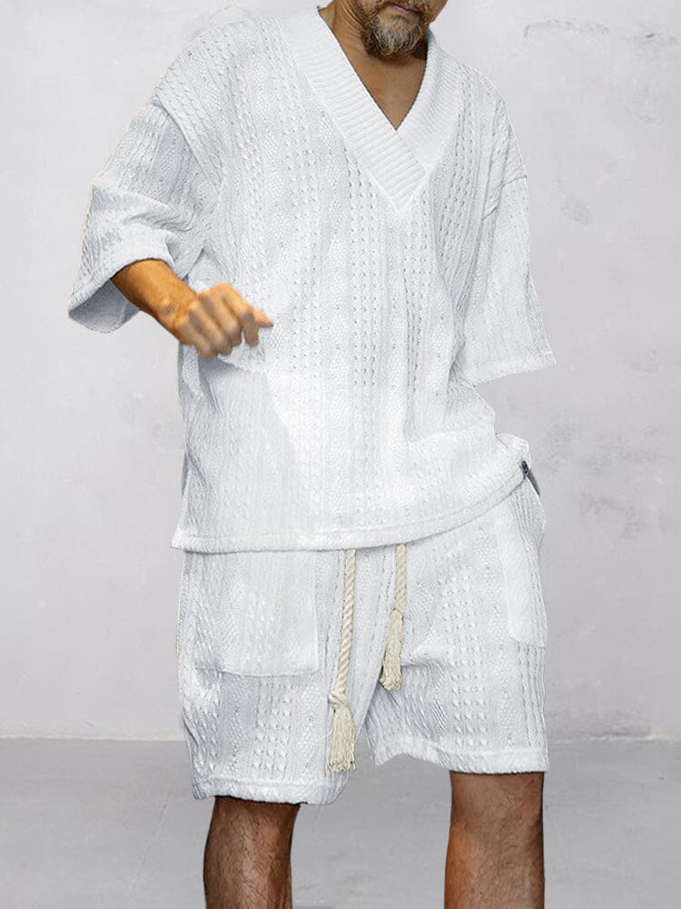 CASA | Cable Knit T-shirt Set