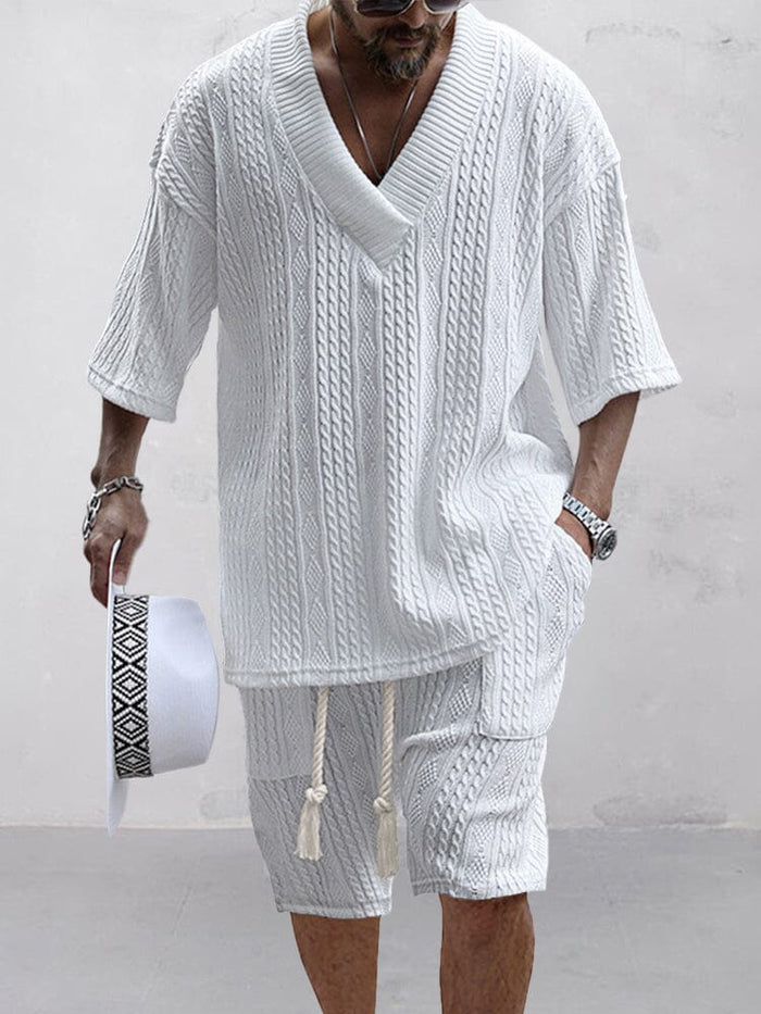 CASA | Cable Knit T-shirt Set