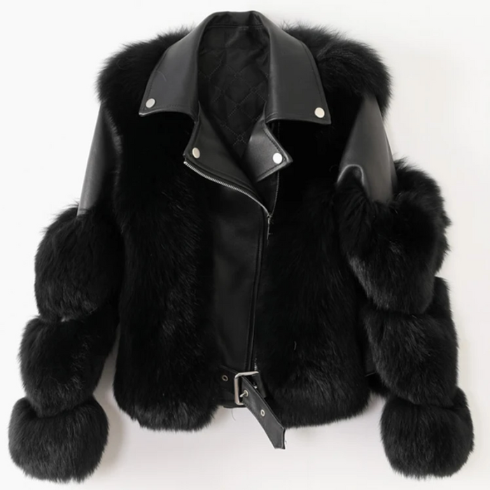 LUX | Leather Fur Jacket