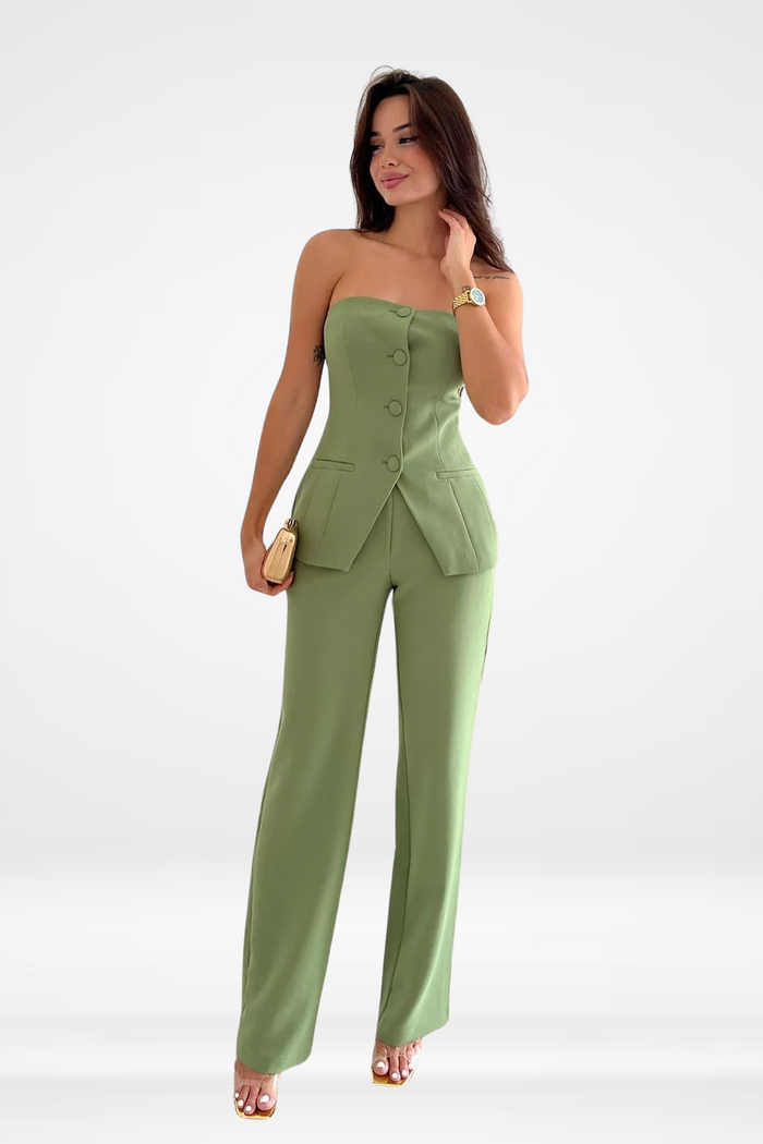 NATASHA | Sleeveless Elegant Set
