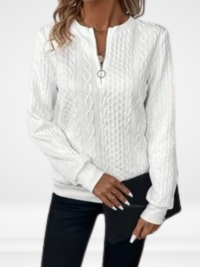 AMY | Sweater with Zipper