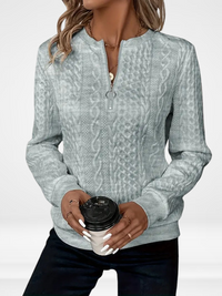 AMY | Sweater with Zipper