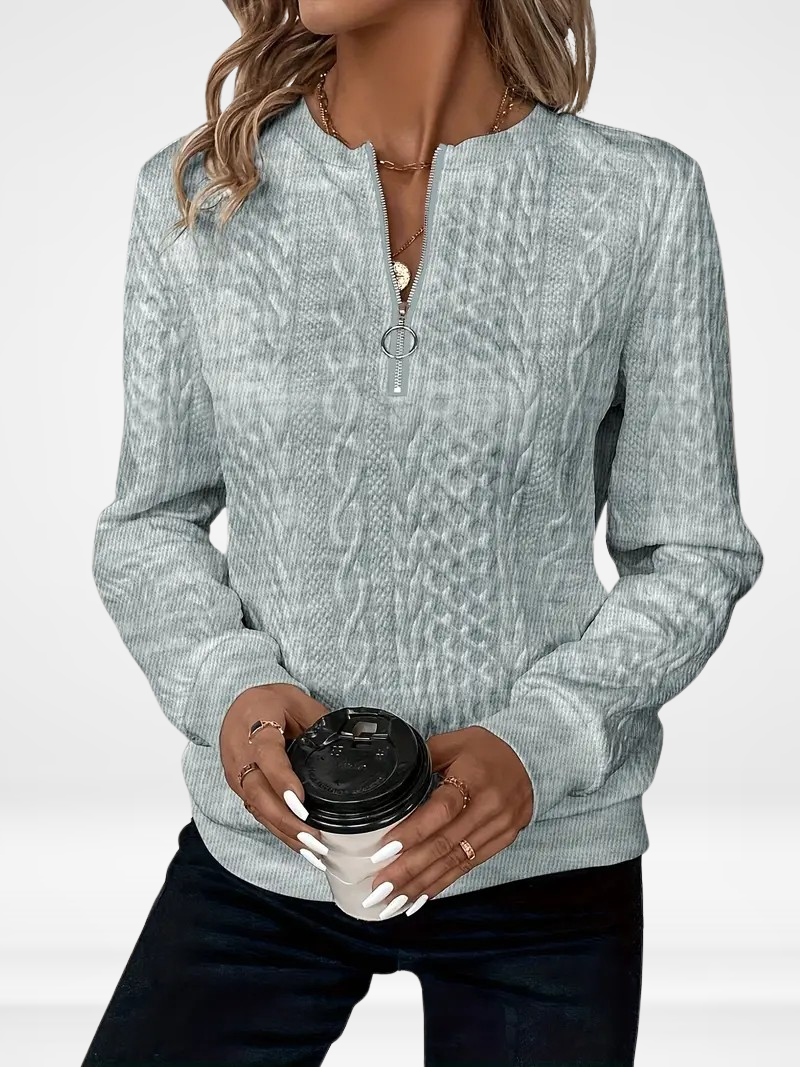 AMY | Sweater with Zipper
