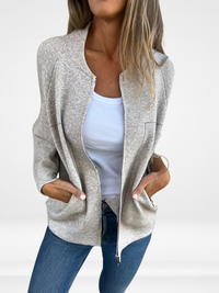 SYLVIE | Pocketed Zip-Up Jacket