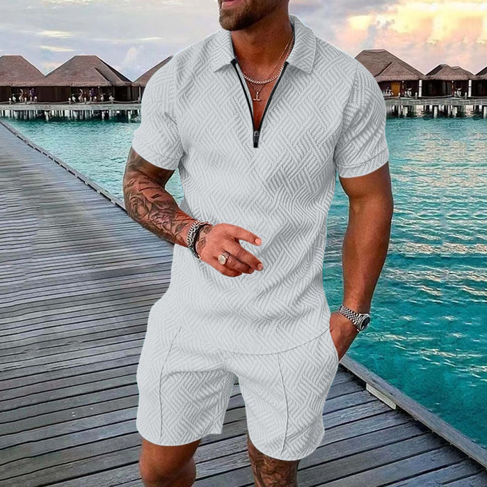 DAVE | Zip Polo Set