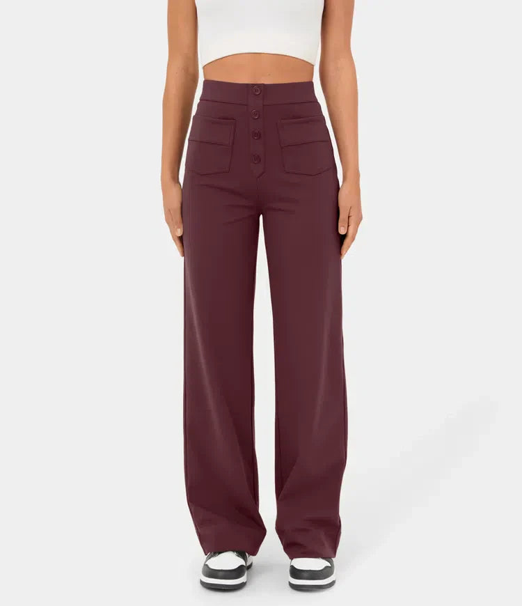 CONNIE | Stretch High-Waist Trousers