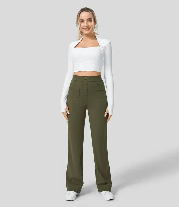 CONNIE | Stretch High-Waist Trousers