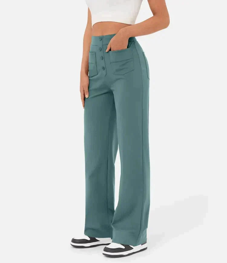 CONNIE | Stretch High-Waist Trousers