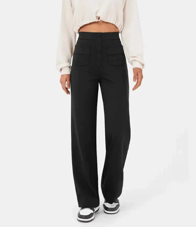 CONNIE | Stretch High-Waist Trousers