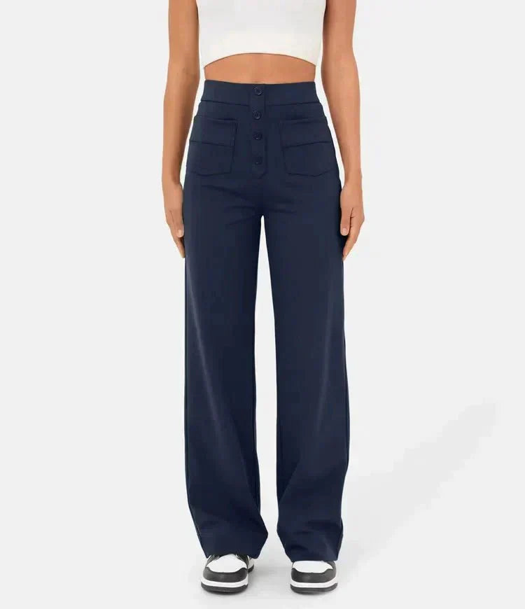CONNIE | Stretch High-Waist Trousers