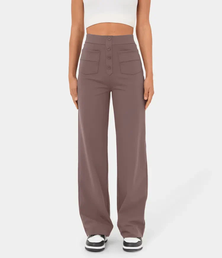 CONNIE | Stretch High-Waist Trousers