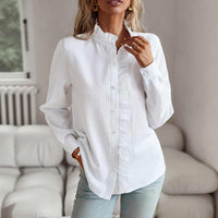 AURO | Ruffle Long Sleeve Shirt